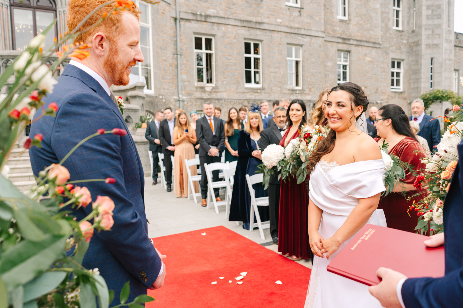 Markree Castle wedding - Victoria and Eamonn's simple, elegant, and fun celebration. 38