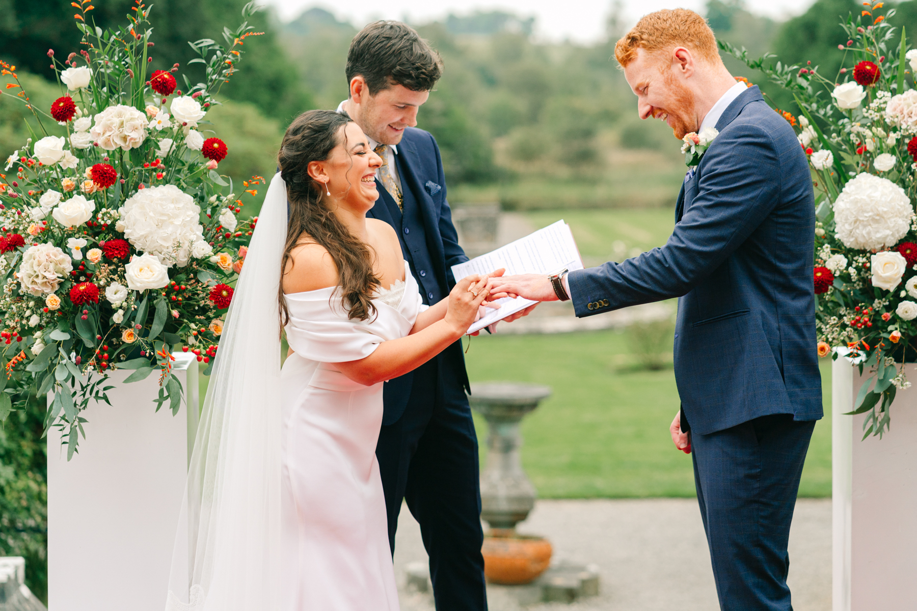 Markree Castle wedding - Victoria and Eamonn's simple, elegant, and fun celebration. 41