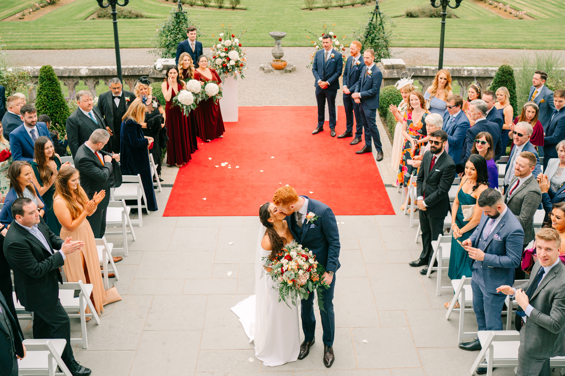 Markree Castle wedding - Victoria and Eamonn's simple, elegant, and fun celebration. 45