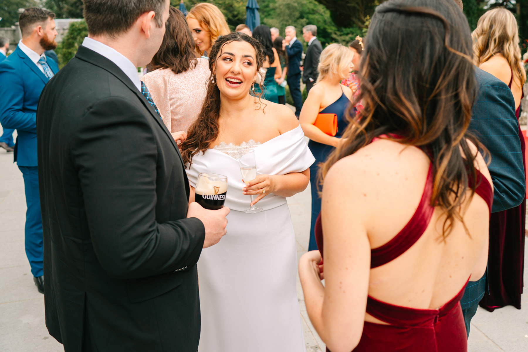 Markree Castle wedding - Victoria and Eamonn's simple, elegant, and fun celebration. 73