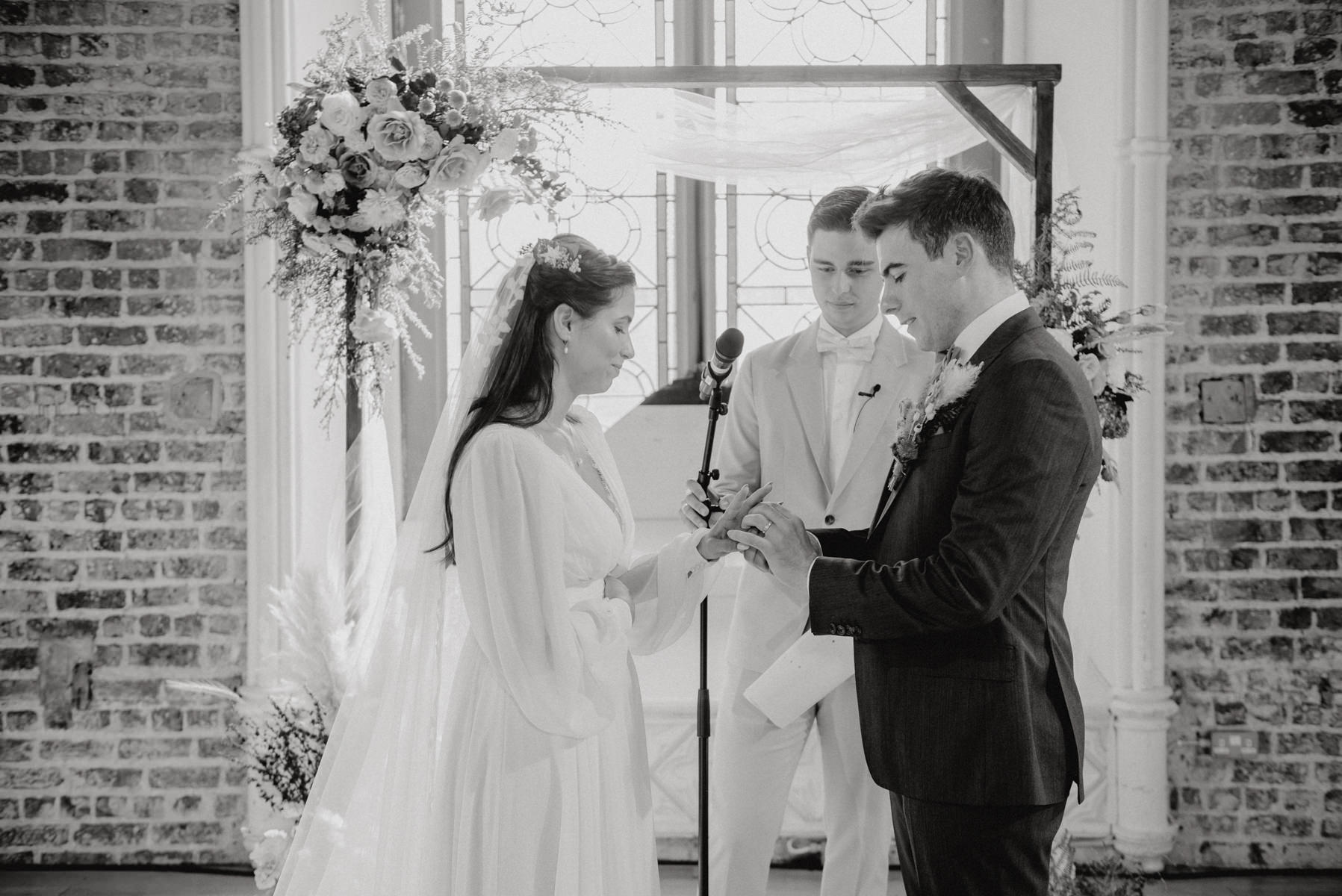 Smock Alley Theatre Wedding - Catalina & David's simple, beautiful wedding 48