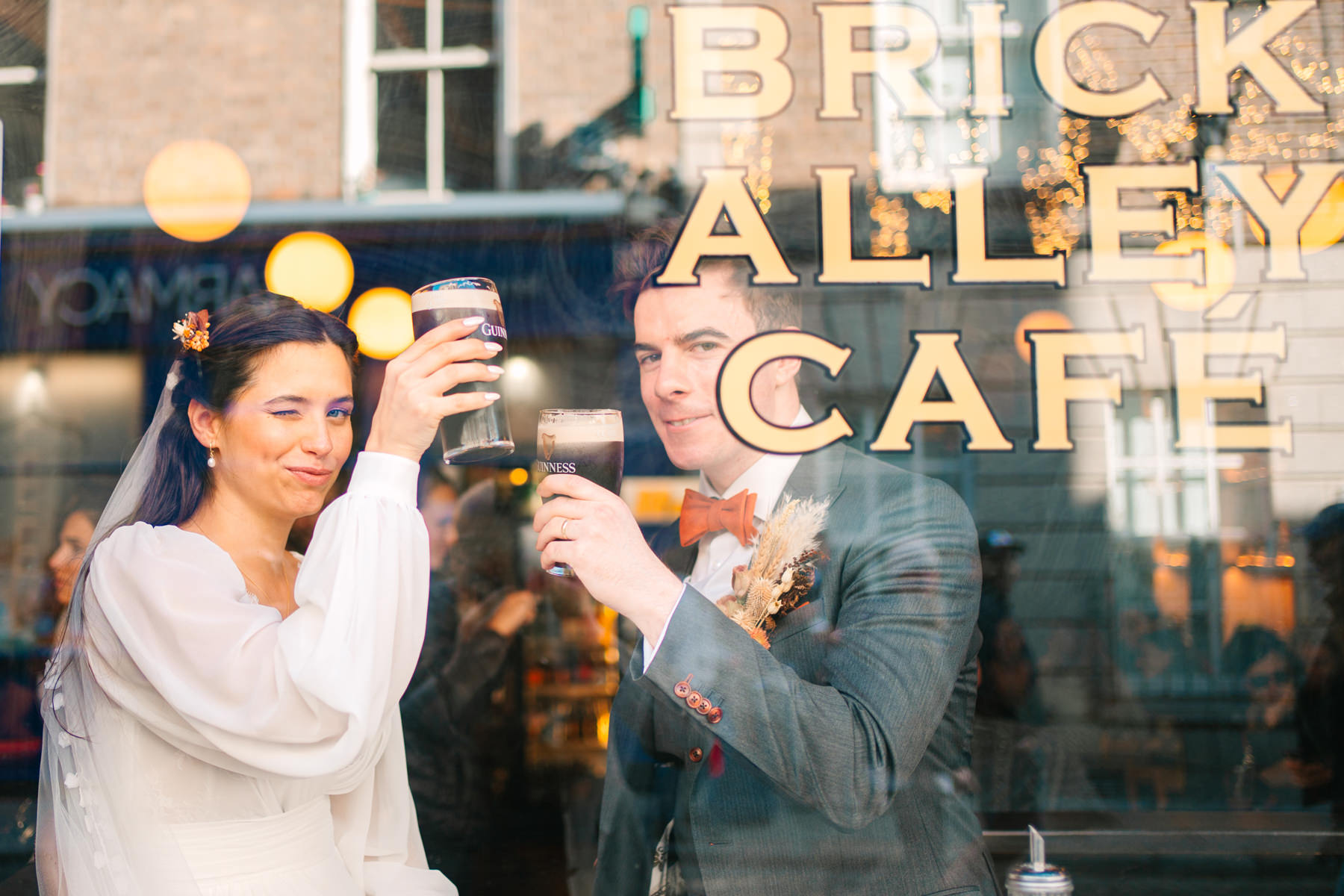 Smock Alley Theatre Wedding - Catalina & David's simple, beautiful wedding 57