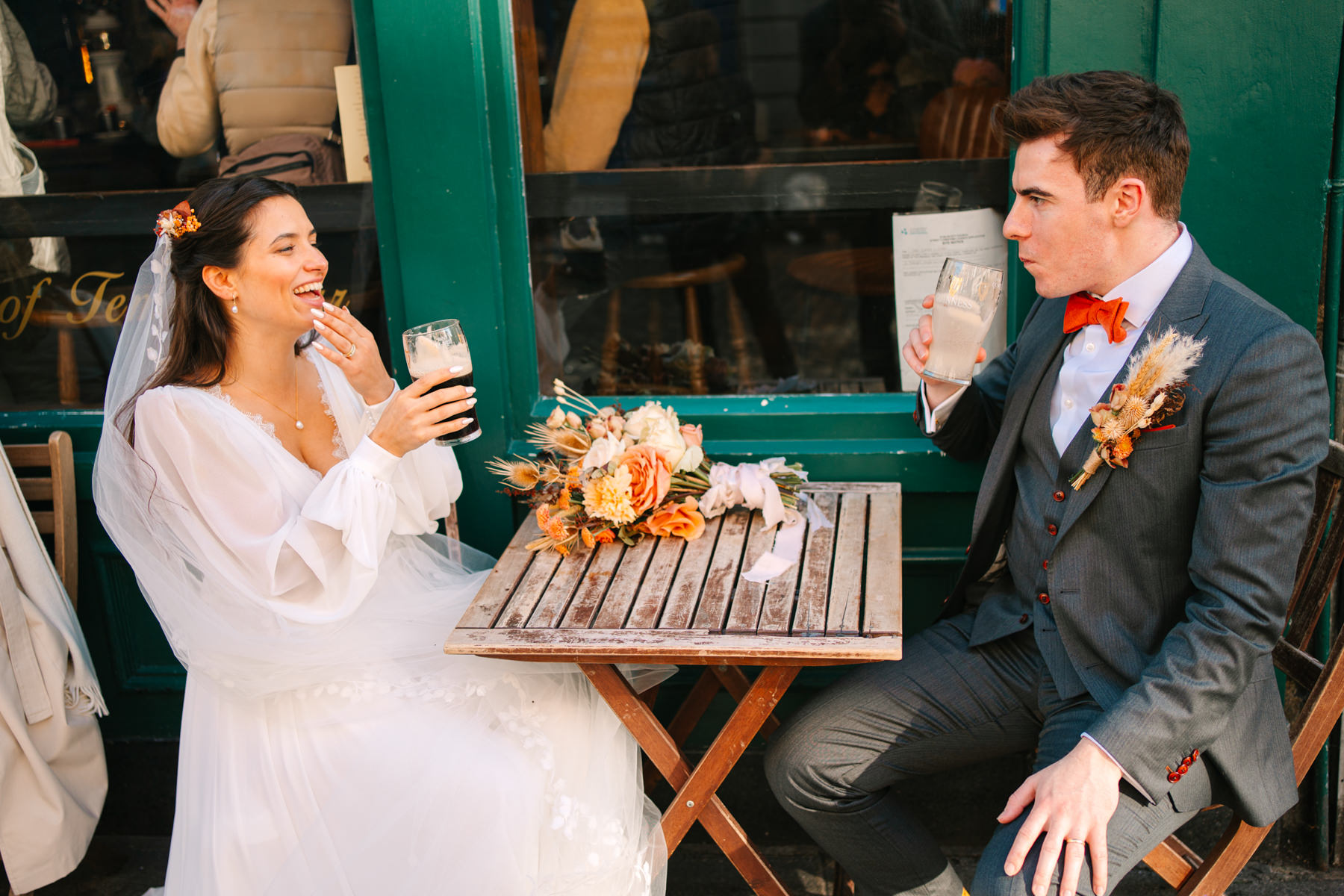 Smock Alley Theatre Wedding - Catalina & David's simple, beautiful wedding 62