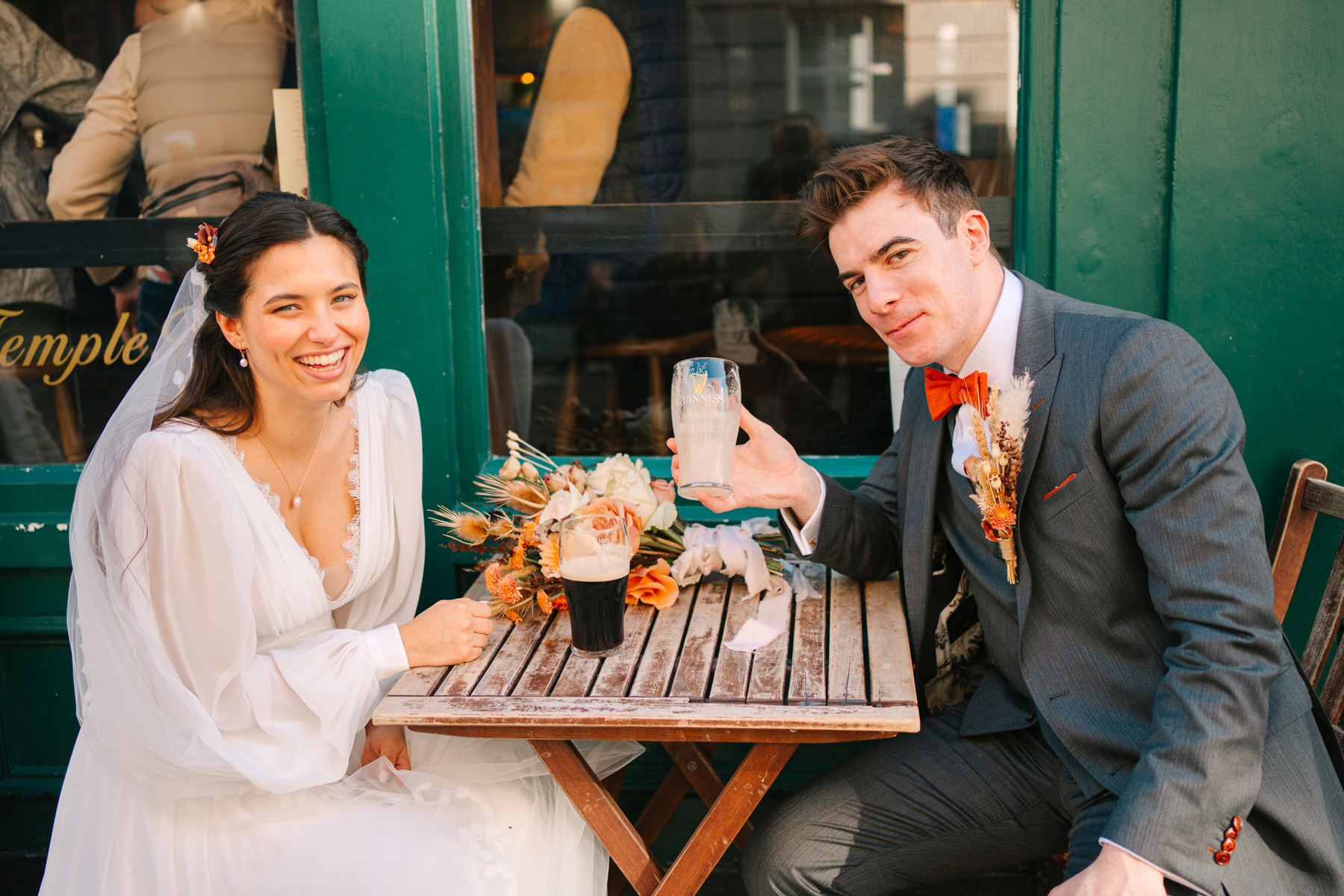 Smock Alley Theatre Wedding - Catalina & David's simple, beautiful wedding 63