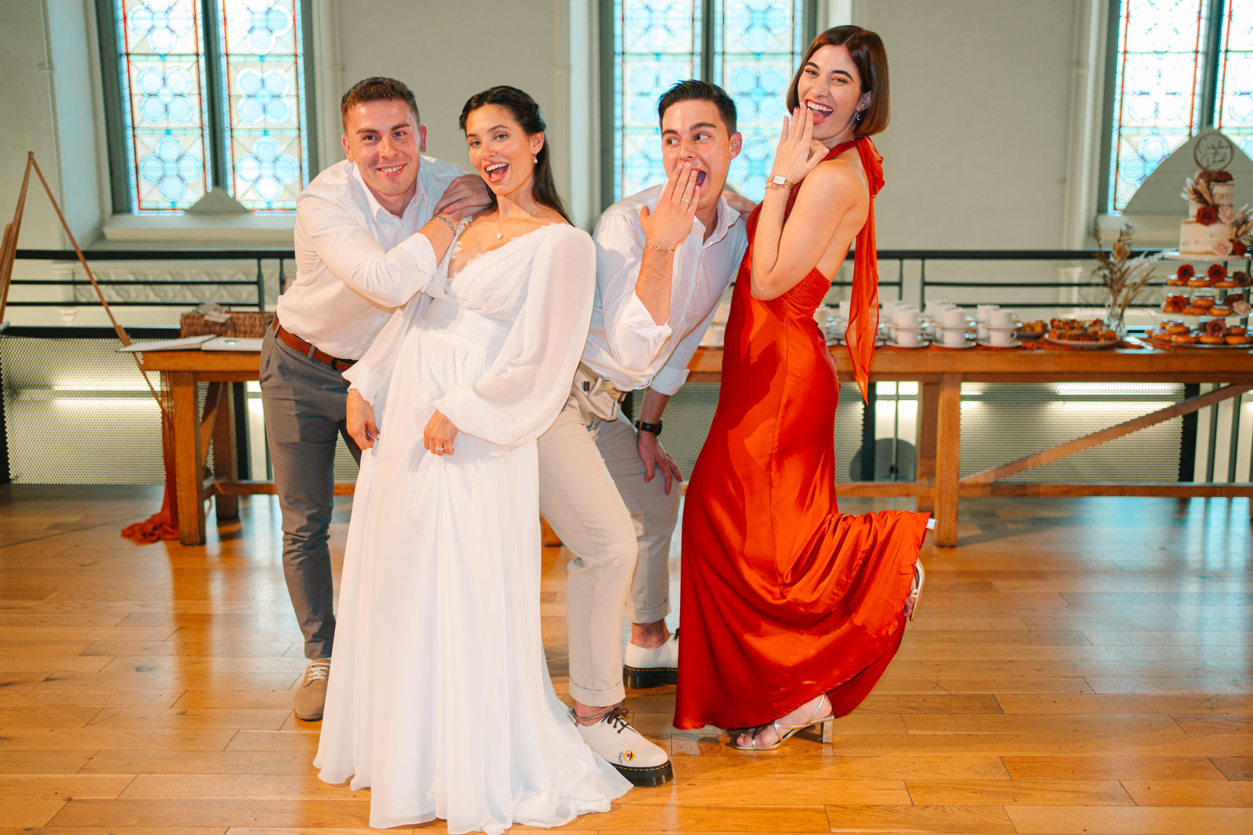 Smock Alley Theatre Wedding - Catalina & David's simple, beautiful wedding 78