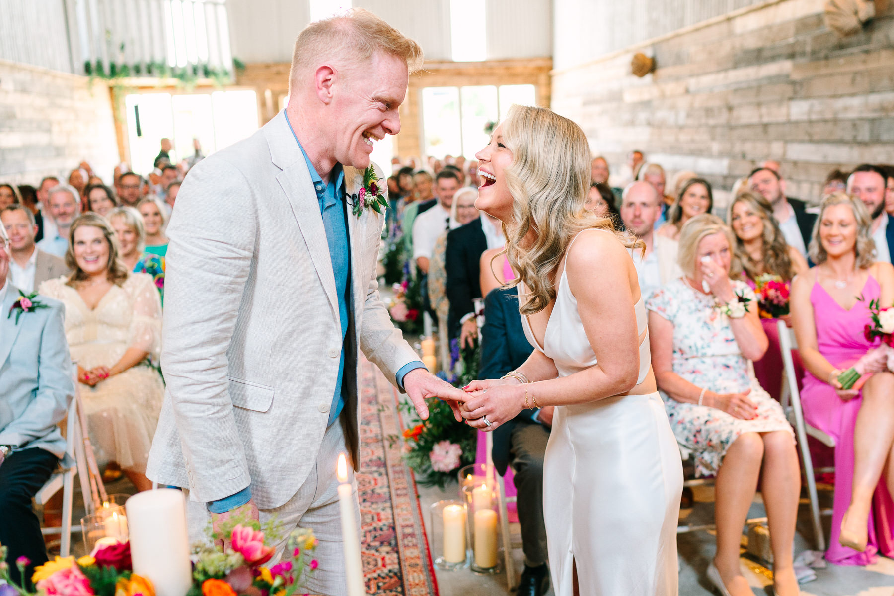 spring wedding in Ireland ceremony
