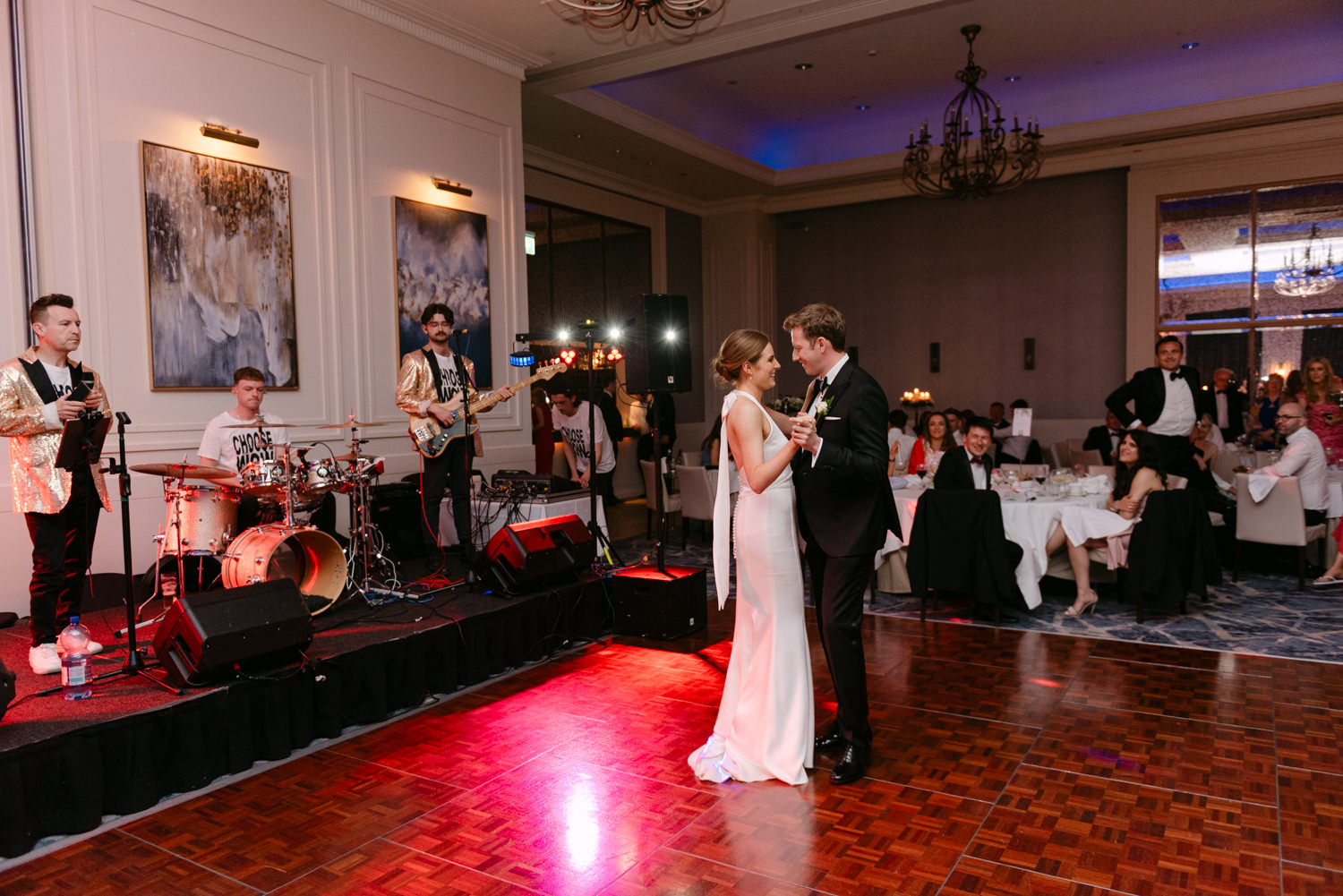 Elegant, Relaxed Wedding of Mairéad & Conor - Fota Island Resort Wedding Photographer 69 Fota Island Resort Wedding photograph first dance