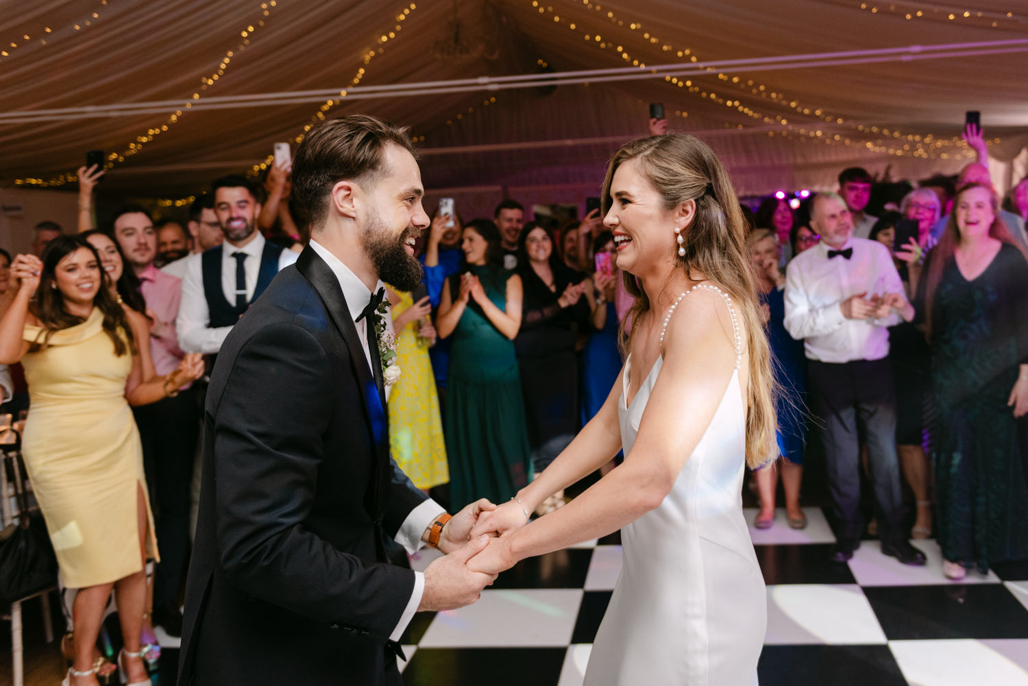 Ashley Park wedding first dance